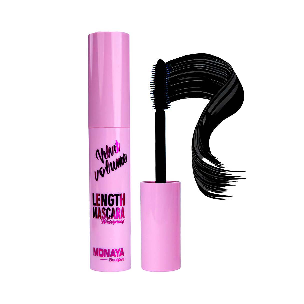 Velvet Volume Length Mascara – Waterproof, Smudge-Proof, Lightweight & Defining Formula for Natural Lash Lift - M015