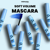 Velvet Mascara – Blue Color, Volumizing & Defining Lashes, Long-Lasting - M016