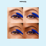 Velvet Mascara – Blue Color, Volumizing & Defining Lashes, Long-Lasting - M016