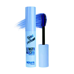 Velvet Mascara – Blue Color, Volumizing & Defining Lashes, Long-Lasting - M016