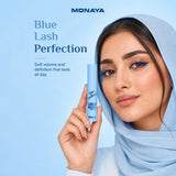 Velvet Mascara – Blue Color, Volumizing & Defining Lashes, Long-Lasting - M016