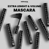 Waterproof Mascara – Volume & Length, Smudge-Proof Long-Lasting Formula - M019