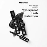 Waterproof Mascara – Volume & Length, Smudge-Proof Long-Lasting Formula - M019