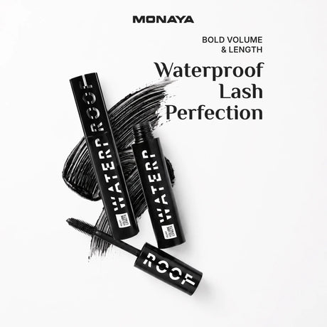 Waterproof Mascara – Volume & Length, Smudge-Proof Long-Lasting Formula - M019