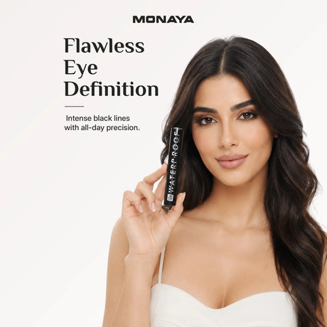 Waterproof Mascara – Volume & Length, Smudge-Proof Long-Lasting Formula - M019