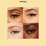 Waterproof Black Liquid Eyeliner – Intense Black,  Long-Lasting, Precision Tip - N001