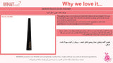 Waterproof Black Liquid Eyeliner – Intense Black,  Long-Lasting, Precision Tip - N001