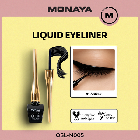Liquid Eyeliner, Long-Lasting, Smudge-Proof & Transfer-Resistant(N101#) - N005