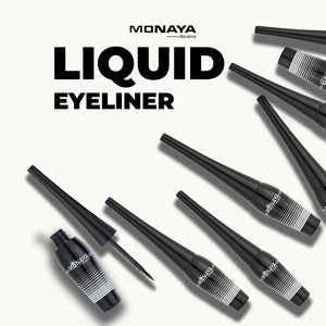 Mild Black Liquid Eyeliner, Long-Lasting Satin Finish (N201#) - N006