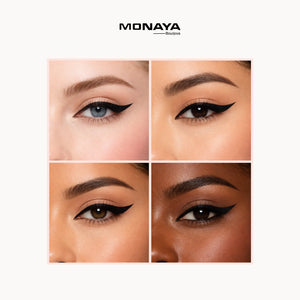 Mild Black Liquid Eyeliner, Long-Lasting Satin Finish (N201#) - N006