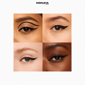 Liquid Eyeliner, Lasting Satin Finish, Smudge-Proof & Transfer-Resistant (N101#) - N009