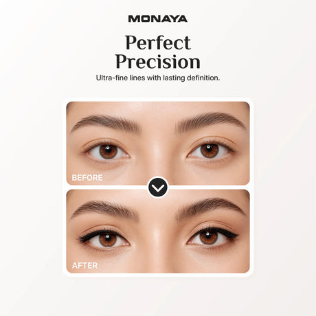 Liquid Eyeliner – Waterproof, Smudge-Proof, Long-Lasting Eyeliner - N010