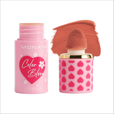 Color Bloom Matte Liquid Blush, pigmented formula, Moisturizing - 8 Shades - S004