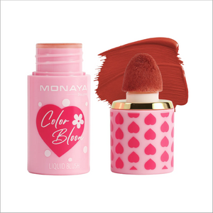 Color Bloom Matte Liquid Blush, pigmented formula, Moisturizing - 8 Shades - S004