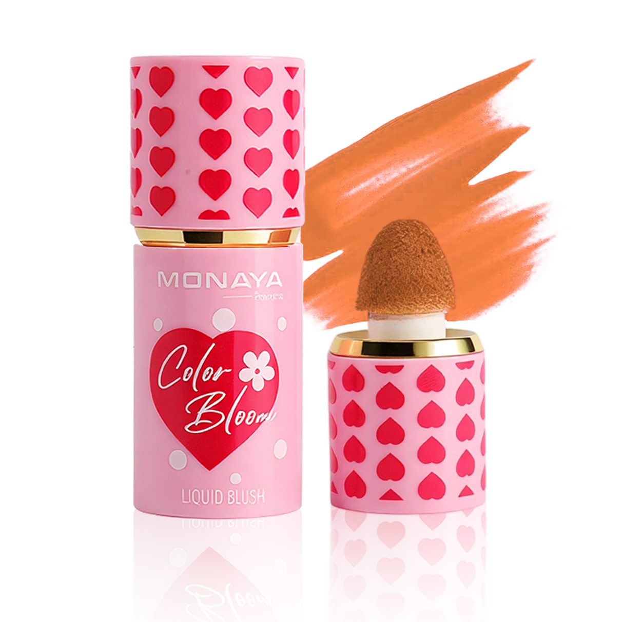 Monaya Color Bloom Matte Liquid Blush, 8 Shades, OSL-S004