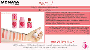 Color Bloom Matte Liquid Blush, pigmented formula, Moisturizing - 8 Shades - S004