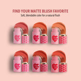 Color Bloom Matte Liquid Blush, pigmented formula, Moisturizing - 8 Shades - S004