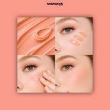 Color Bloom Matte Liquid Blush, pigmented formula, Moisturizing - 8 Shades - S004