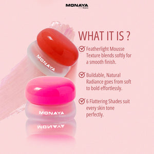 Velvet Touch Mousse Blush - 6 Soft Shades - S005