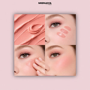 Blusher Multi Stick – Cream Blush Stick for Cheeks & Lips, Natural Finish, 6 Shades - S006