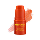 Blusher Multi Stick – Cream Blush Stick for Cheeks & Lips, Natural Finish, 6 Shades - S006