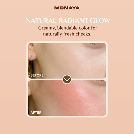 Blusher Multi Stick – Cream Blush Stick for Cheeks & Lips, Natural Finish, 6 Shades - S006