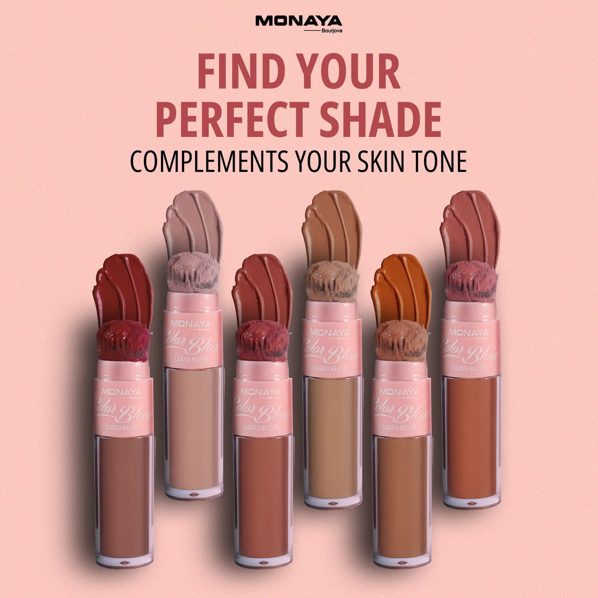 Liquid Blush – Naturally Radiant Color to Enhance Cheeks, Lightweight, 6 Shades - S007