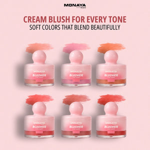 Cream Face Blush – Natural Finish, Lightweight Formula, Long-Lasting Wear - S009