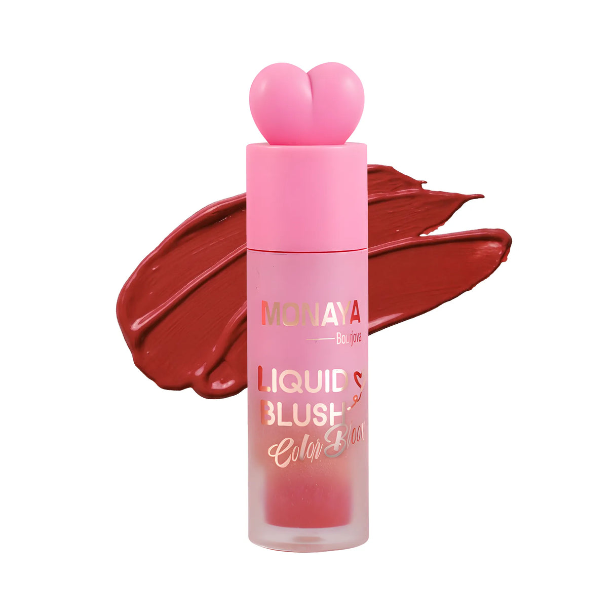 2-in-1 Liquid Blush Color Bloom for Lip & Cheek – Gel-Cream Formula , Long-Lasting Soft Flush - S010