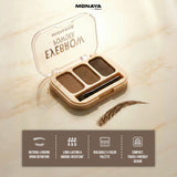 Eyebrow Powder - Soft and Natural Eyebrow Powder, Compact Size - W002