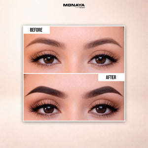 Eyebrow Powder - Soft and Natural Eyebrow Powder, Compact Size - W002