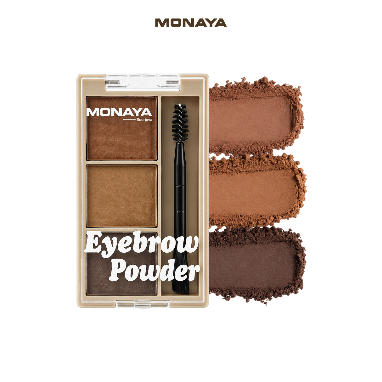 Eyebrow Powder – Long-Lasting Brow Filler, Natural Matte Finish, Smudge-Resistant, Vegan & Cruelty-Free - W003