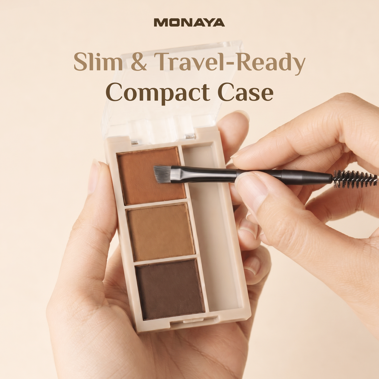 Eyebrow Powder – Long-Lasting Brow Filler, Natural Matte Finish, Smudge-Resistant, Vegan & Cruelty-Free - W003