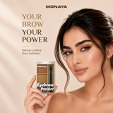 Eyebrow Powder – Long-Lasting Brow Filler, Natural Matte Finish, Smudge-Resistant, Vegan & Cruelty-Free - W003