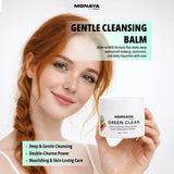 Makeup Remover Cleansing Balm - Oil Based Cleanser - Gentle Exfoliating Double Cleanser - Melts from Balm to Milky Lather - X001