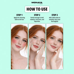 Makeup Remover Cleansing Balm - Oil Based Cleanser - Gentle Exfoliating Double Cleanser - Melts from Balm to Milky Lather - X001