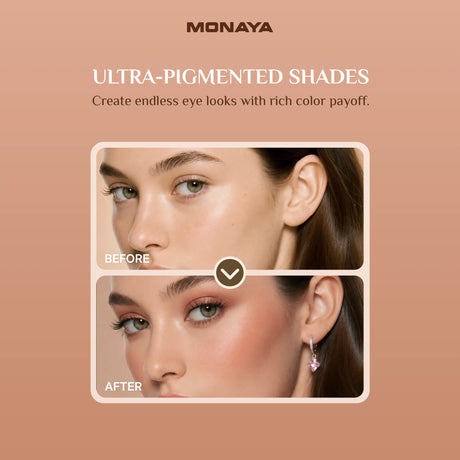 Pure Color Eyeshadow Palette, Highly Pigmented & Long-Lasting - 20 Shades - Y001
