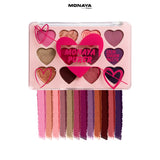 Purer Eyeshadow Palette, Highly Pigmented & Blendable, 12 Colors - Y003