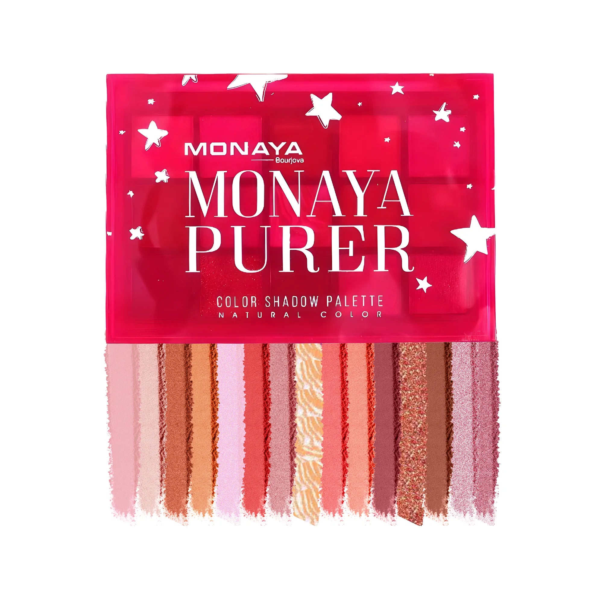 Purer Palette Shadow, Long Lasting, Blendable Natural Colors - 15 color - Y004