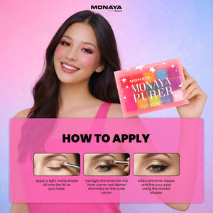 Purer Palette Shadow, Palette Long Lasting, Easy to Blend Natural Colors - 15 color - Y007