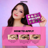 Purer Palette Shadow, Long Lasting, Easy to Blend Natural Colors - 12 color - Y009