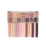 Color Luxe Eyeshadow Set, Highly Pigmented & Long-Lasting  - 14 Shades - Y015