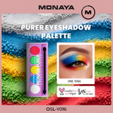 مجموعة ظلال العيون مونايا Y016 بيورير، ألوان طبيعية قابلة للمزج تدوم طويلاً، مجموعة هدايا تجميلية لظلال العيون - 5 ألوان 