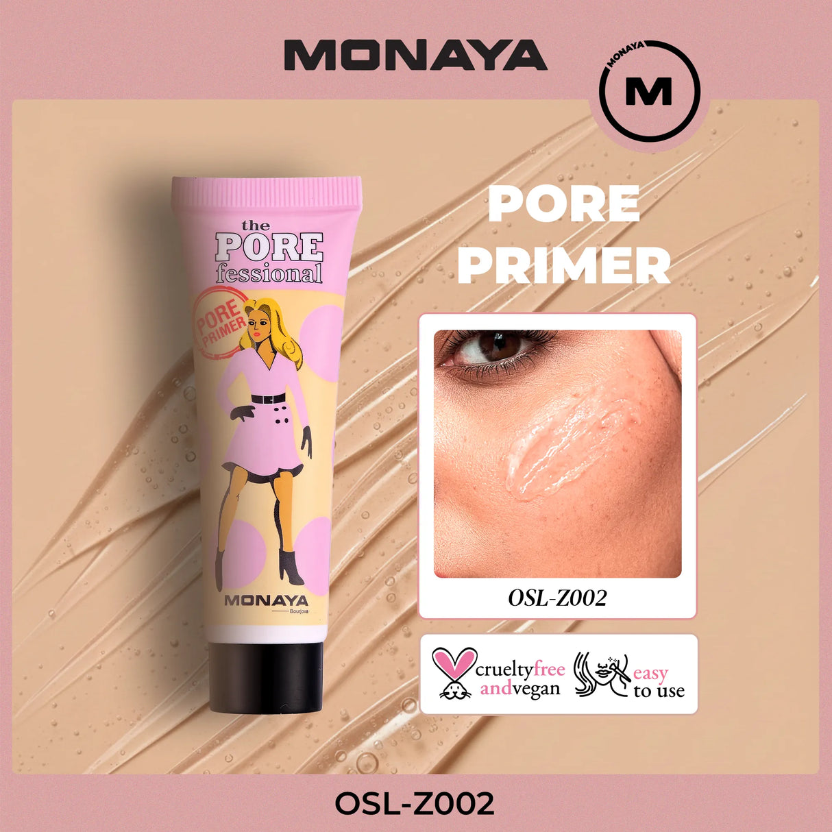 Pore Primer – Oil-Control, Pore-Blurring Makeup Base for Smooth Matte Finish - Z002