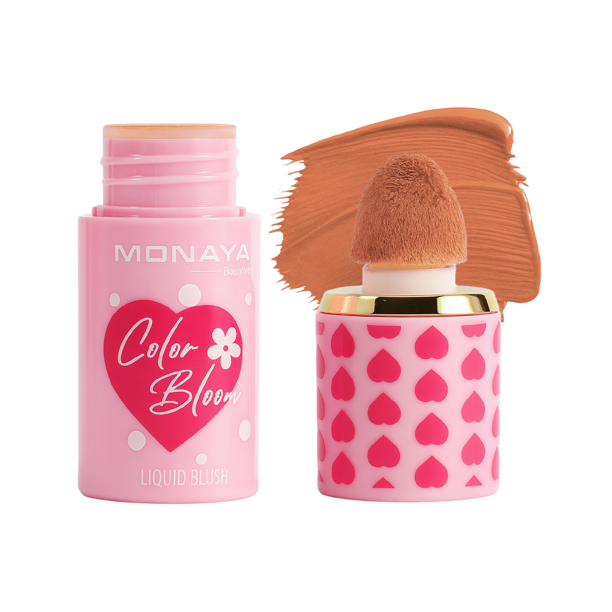 Monaya Color Bloom Matte Liquid Blush, 8 Shades, OSL-S004