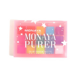 Monaya Y007 Purer Palette Shadow, Palette Long Lasting Blendable Natural Colors Make Up Eye Shadows Cosmetics Gift Kit - 15 color