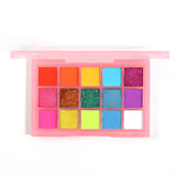 Monaya Y007 Purer Palette Shadow, Palette Long Lasting Blendable Natural Colors Make Up Eye Shadows Cosmetics Gift Kit - 15 color